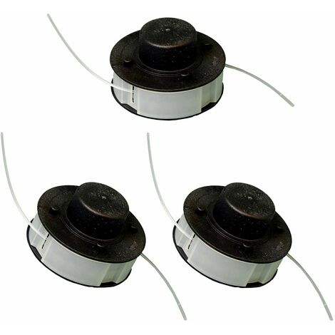 IKRA Bobine di Fili sostitutive (DA) Set da 3 13005001-3 Rocchetto per tagliabordi 350, IGT 600, etc