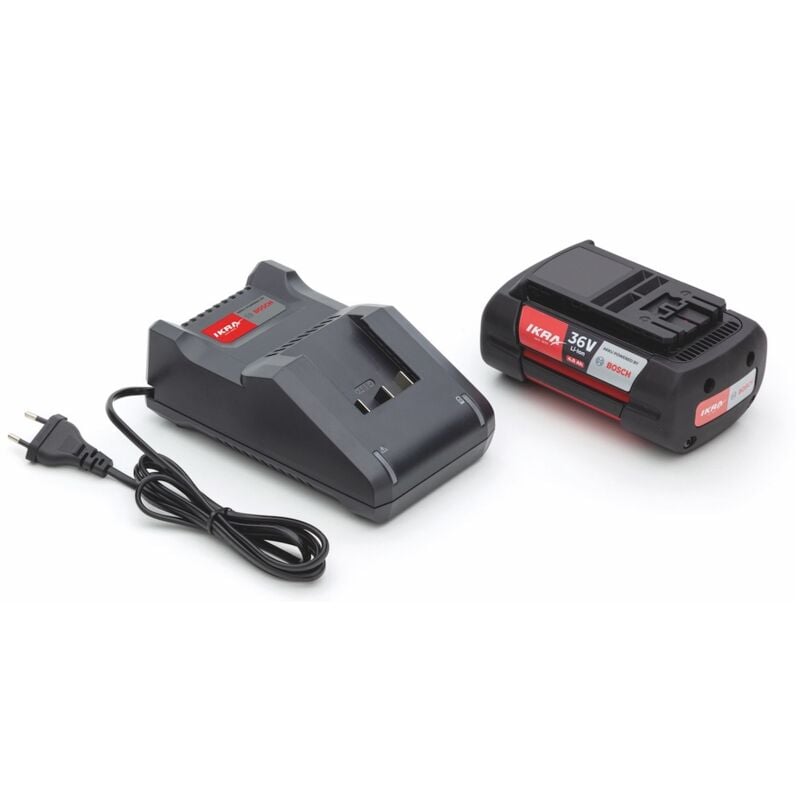 Ikra - Chargeur de batterie bosch 36V 2Ah - Affichage led - compatible avec les appareils sans fil 36V Bosch - Vendu sans batterie