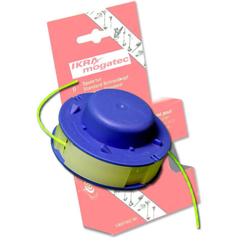 main image of "IKRA Ersatzfadenspule f. Rasentrimmer, Länge 2 x 4 m, 1 Stück"