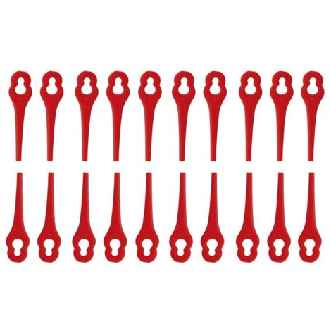 IKRA lame in nylon 15130190, set da 20 pezzi, adatte per tagliabordi IART 2520, IAT 20-1M, ICGT 2025 & IART 1224