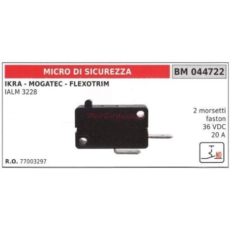IKRA micro interrupteur de sécurité IALM 3228 2 bornes faston 36VDC 044822