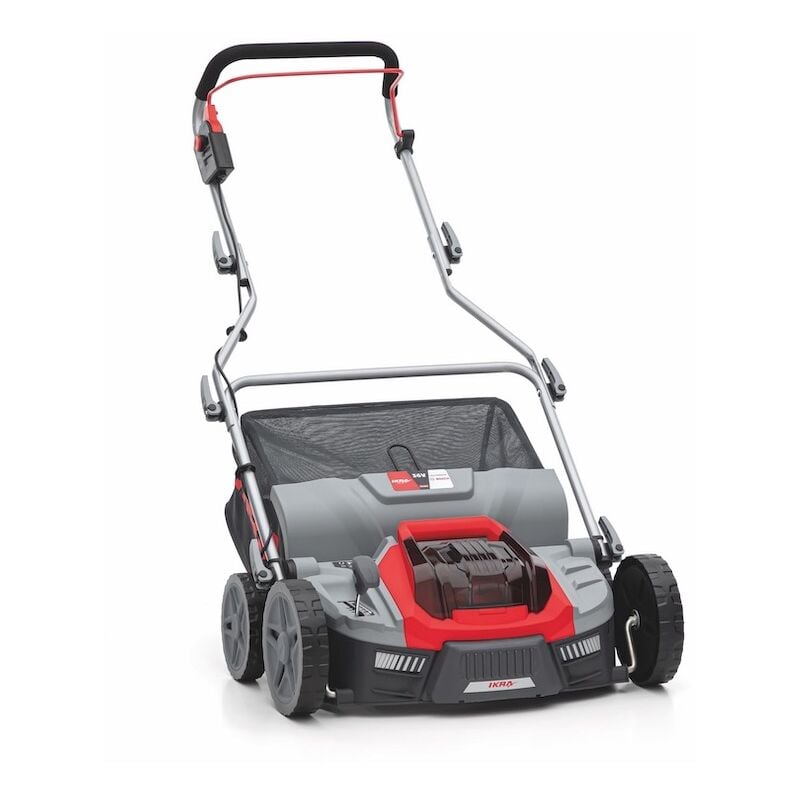 Scarificateur-aérateur sans fil IBSR36 - sans batterie ni chargeur - bac 45L - coupe 36cm - compatible batterie Bosch OneForAll 36V - Ikra