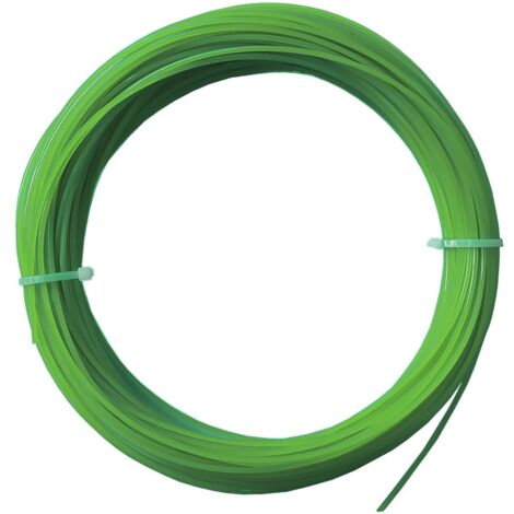 IKRA tagliabordi decespugliatore falciatura, fili di falciatura in nylon, diametro 1,6 mm, lunghezza 50m