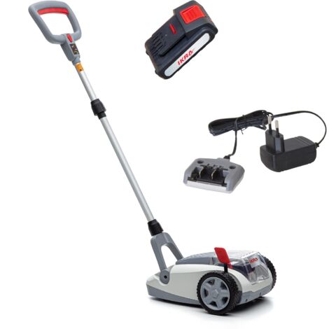 IKRA tosaerba a batteria ICHM 20 (ICM 2021) per piccole superfici erbose fino 50m², batteria & dispositivo di carica incl.