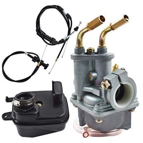 Il kit include un filtro dell'aria per carburatore, un cavo dell'acceleratore e un cavo di avviamento. Compatibile con Yamaha Y Zinger PW 50 PW50