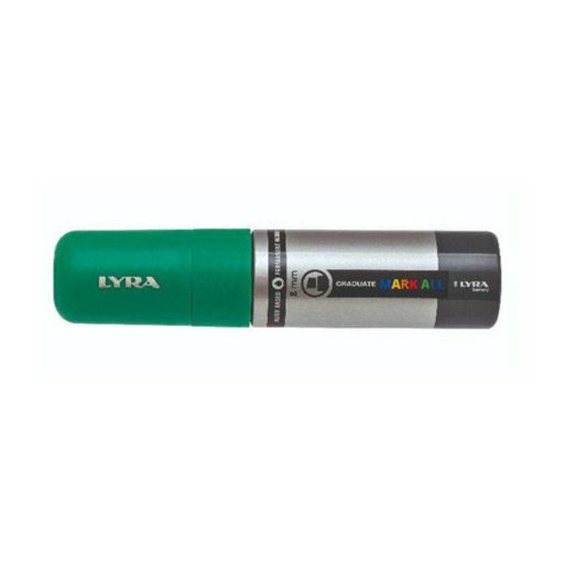 Image of Lyra mark all punta large 8mm. verde smeraldo x1