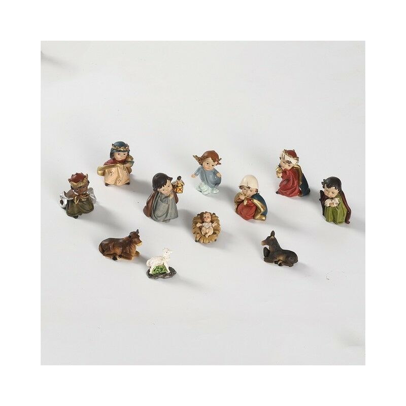 Il Set di presepe di profilo elegante include