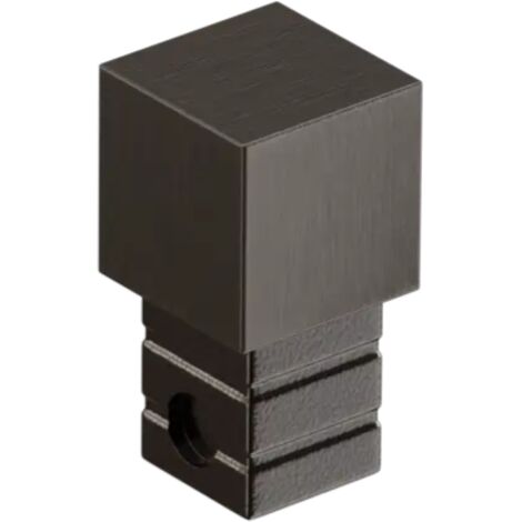 Ilcom finition angulaire PQS en acier inoxydable pour profilés rectifiés Qs 12mm x 12mm - Gunmetal