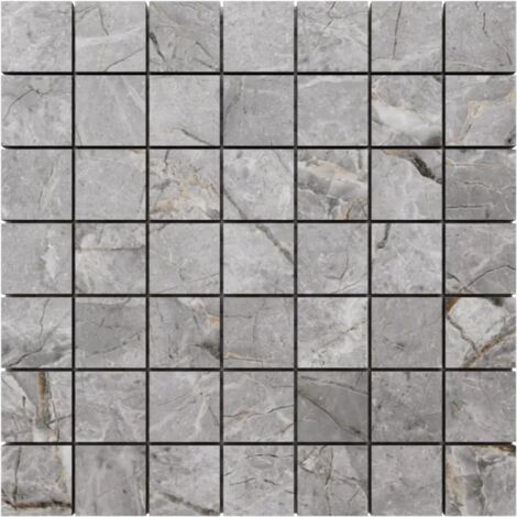 Ilcom mosaico in gres su rete per bagno e cucina R9 29.2cm x 29.2cm - Slate echo square