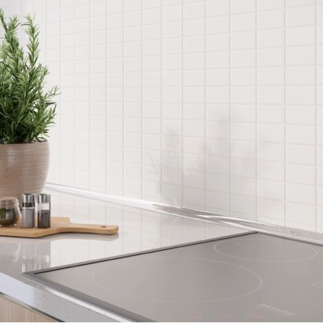 Ilcom mosaïque en céramique sur filet pour salle de bain ou cuisine 29.8cm × 29.8cm - Classic brick