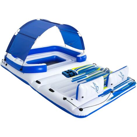 Île flottante Tropical Breeze 389x274 cm 43105 Bestway
