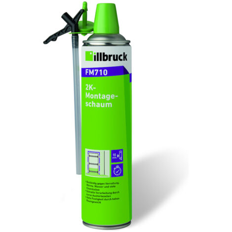 Illbruck 2K-Montageschaum FM710 400 ml B2 grün m.Einweghandschuhe Dose 12 Stk