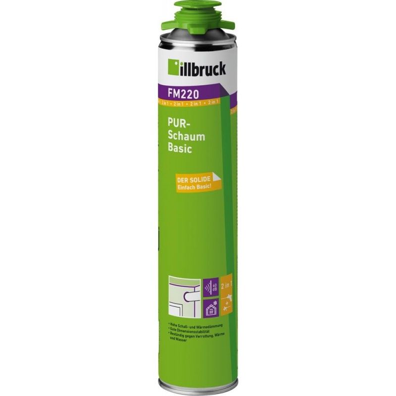 

illbruck FM220 PUR-Espuma 750 ml (por 12)