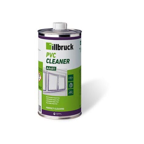 Illbruck – Nettoyant pour PVC 1L – À base d'acétate d'éthyle – Élimine rayures et salissures – Spécialement conçu pour thermoplastiques - AA401