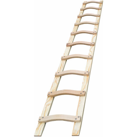 Iller Holz-Dachleiter 18 Sprossen