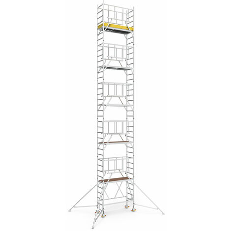 Iller Klappgerüste mit Sicherheitsaufbau 0,75x1,80m  11,60 m AH