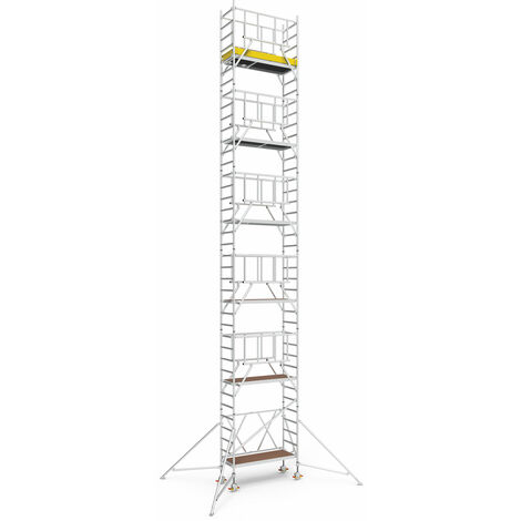 Iller Klappgerüste mit Sicherheitsaufbau 0,75x1,80m  12,40 m AH