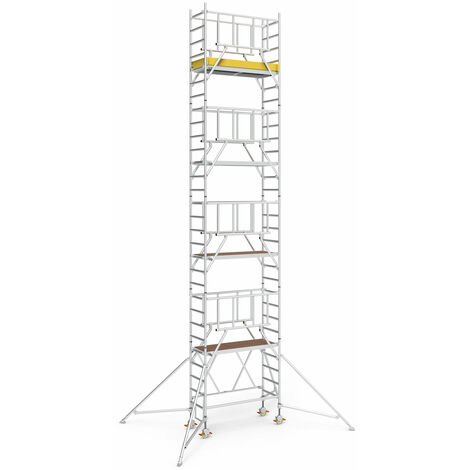 Iller Klappgerüste mit Sicherheitsaufbau 1,35x1,80m  9,60 m AH