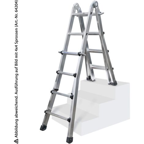 ILLER-LEITER Teleskopleiter Levelmaster 4x6 St. 64206