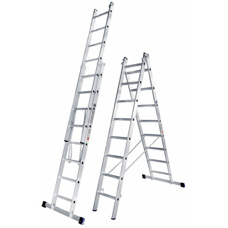 Iller Mehrzweckleiter Eurostars 2x10 Sprossen