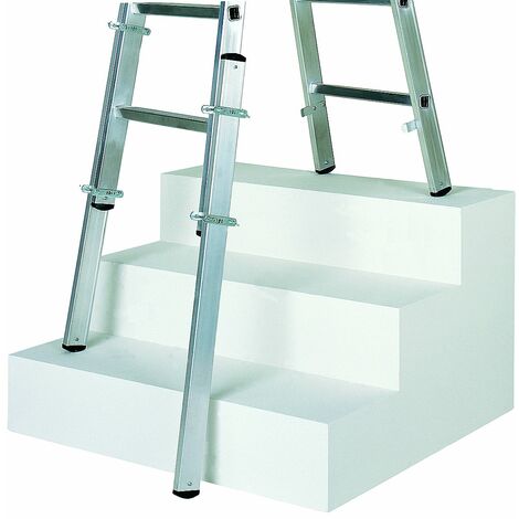 Iller Verlängerungsschenkel für Aluminium Leitern für Holmgröße 60mm Länge 1,50m 2 Stück