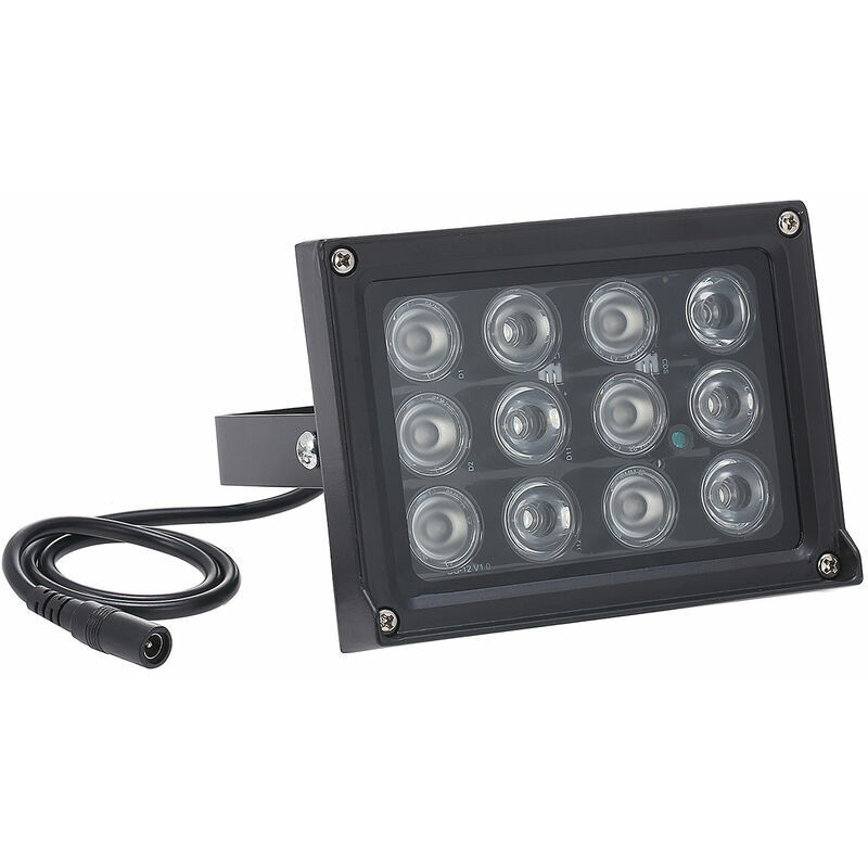 Illuminateur Infrarouge De Array Ir Leds Ir Illuminateur Vision Nocturne Grand Angle a Longue Portee Exterieure Etanche Pour Camera De Securite Cctv,
