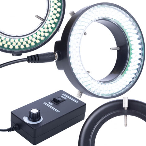 Illuminatore per microscopio regolabile 144xLED