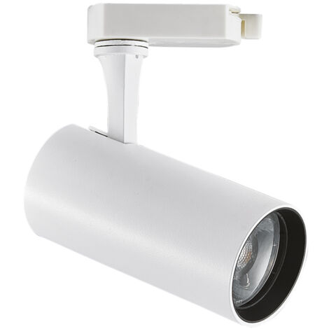 Illuminazione A Binario Contemporanea Fox Alluminio Nero Led 8W 4000K Ip20