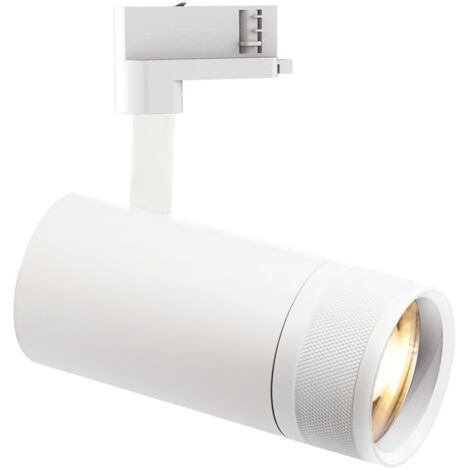 Illuminazione A Binario Contemporaneo Eos Alluminio Bianco Led 25W 4000K Ip20