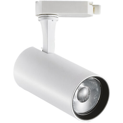 Illuminazione A Binario Contemporaneo Fox Alluminio Bianco Led 15W 4000K Ip20