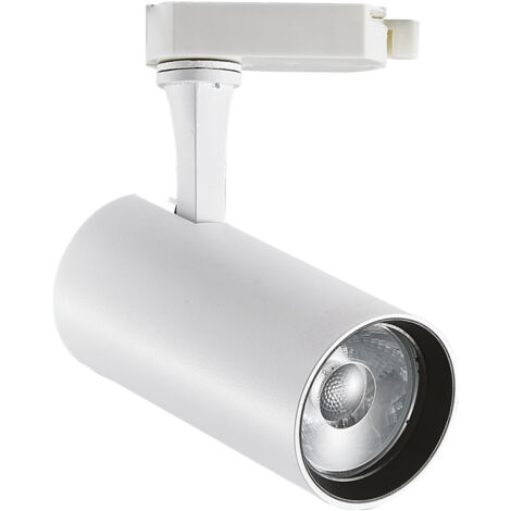 Illuminazione A Binario Contemporaneo Fox Alluminio Bianco Led 25W 4000K Ip20