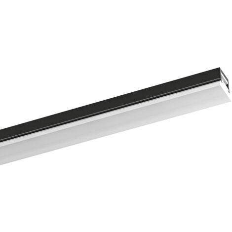 Illuminazione A Binario Contemporaneo Stick Alluminio Nero Led 12W 3000K Ip20