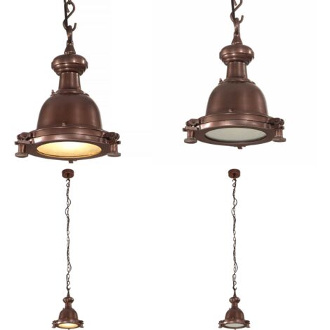 Illuminazione a Sospensione 25x25x134 cm in Alluminio - Lampada a sospensione - Illuminazione industriale