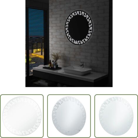 Illuminazione da bagno -  Specchio a LED per Bagno 80 cm