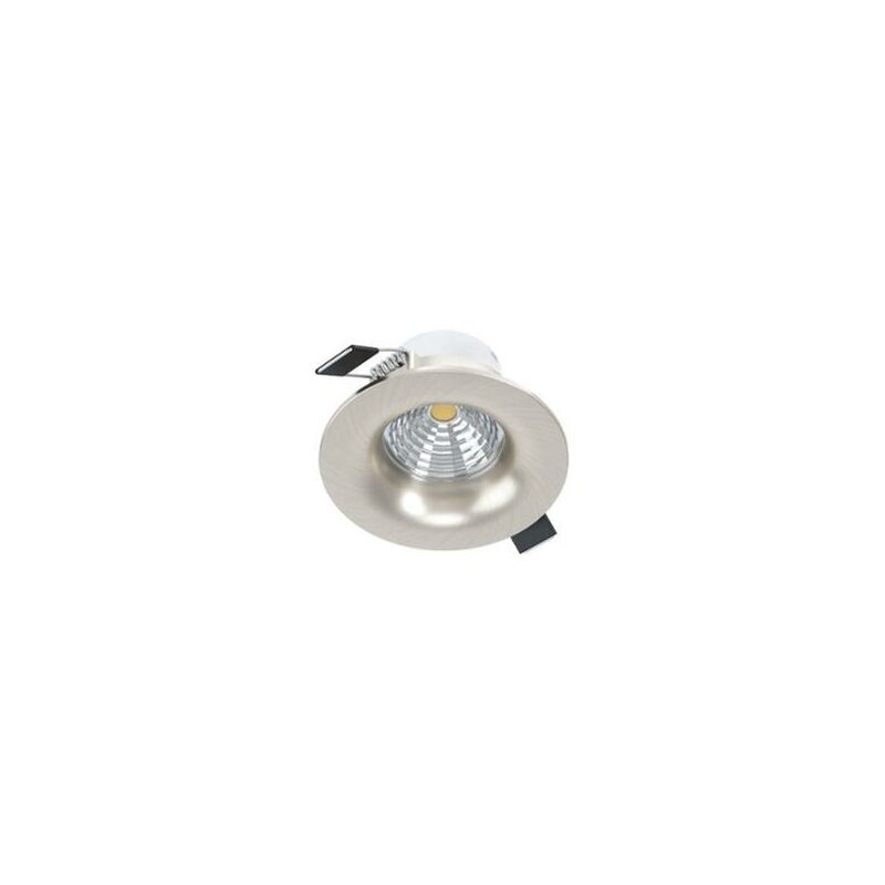 Image of Saliceto lampada led da incasso in alluminio nickel opaco 6W dn. 88 mm. 4000K 450LM 98246 - Eglo