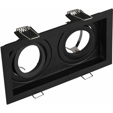 Illuminazione da Incasso da Interno a LED in Metallo Nero Opaco