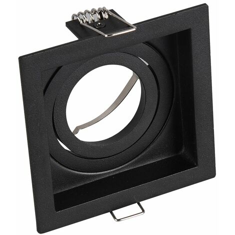 Illuminazione da Incasso da Interno a LED in Metallo Nero Opaco