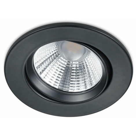 Illuminazione da Incasso da Interno a LED in Metallo Nero Opaco