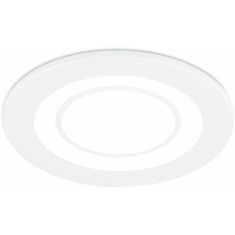 Illuminazione da Incasso da Interno a LED in Plastica Bianco Opaco