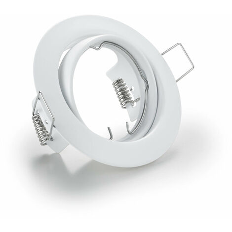 Illuminazione da Incasso da Interno GU10 in Metallo Bianco Opaco