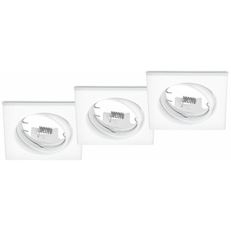Illuminazione da Incasso da Interno  GU10 in Metallo Bianco Opaco
