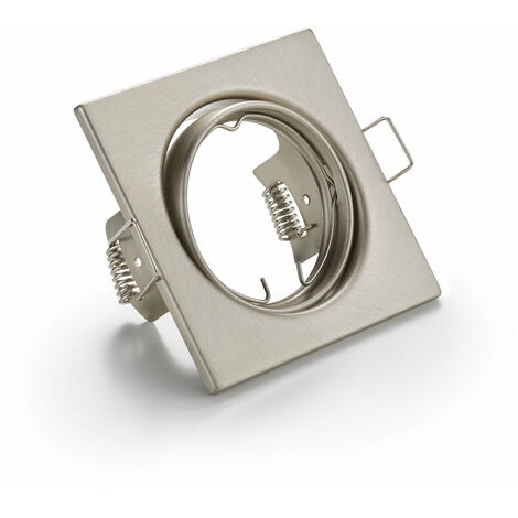 Illuminazione da Incasso da Interno GU10 in Metallo Nickel Opaco