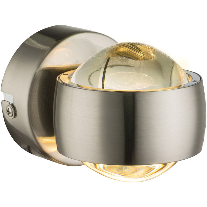 Lampada da parete - Randi - nichel - metallo - led - - Globo