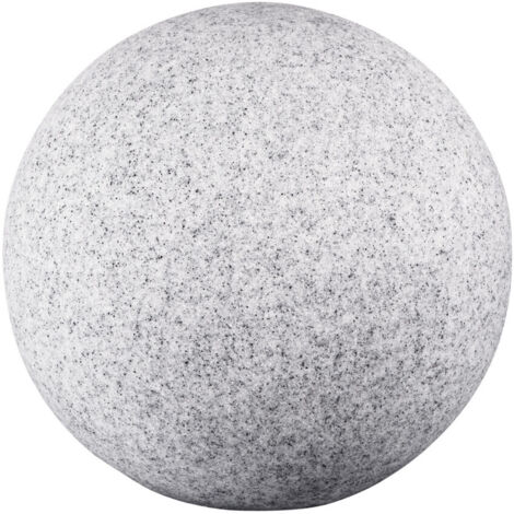 Illuminazione esterna imitazione pietra - Sfera 39cm - IP65 - Fonte sostitutiva