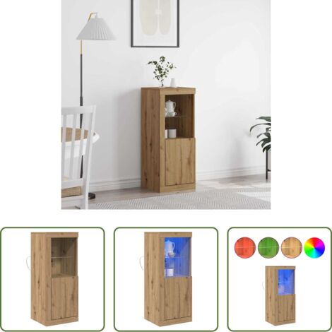 Illuminazione LED - Madia LED Marrone 41 x 37 x 100 cm Legno multistrato