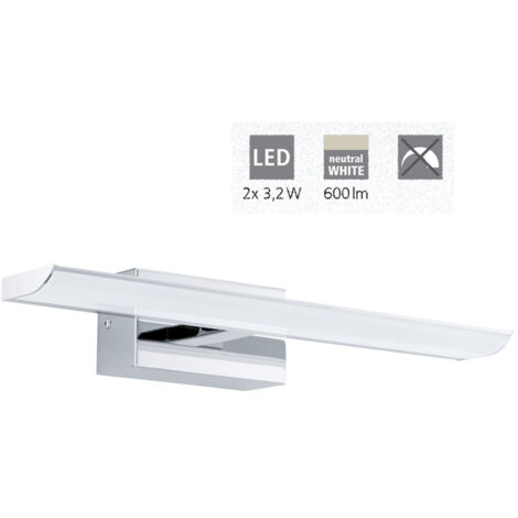 illuminazione led per specchio "tabiano", 40,5x7x13 cm