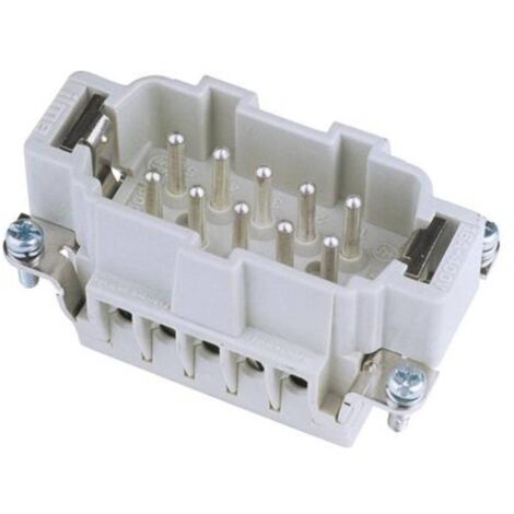 ILME 10-pol 16A Inserto portacontatti maschio 10 poli Bianco