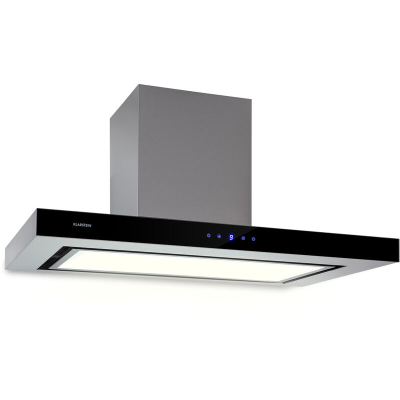 klarstein Ilona Brilliant Edition hotte murale 90 cm 622 m³/h tactile noire