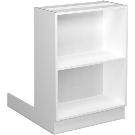 Îlot de cuisine Fame-Line, Blanc, 60 cm sans plan de travail, Vicco