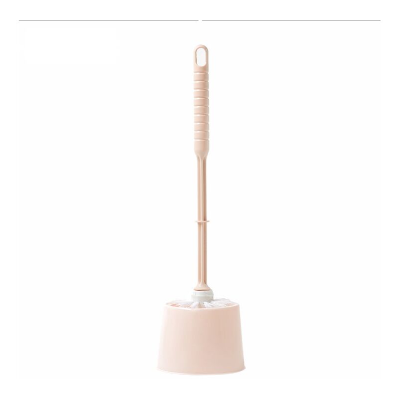 Ilovemono Brosse de toilette Ensemble de toilette en plastique Brosse de toilette douce E138 Brosse de toilette en plastique à long manche en